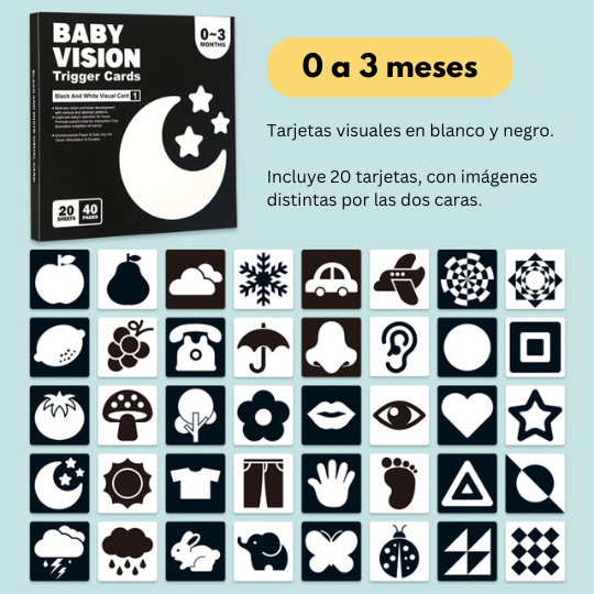 SET TARJETAS SENSORIALES PARA BEBÉS