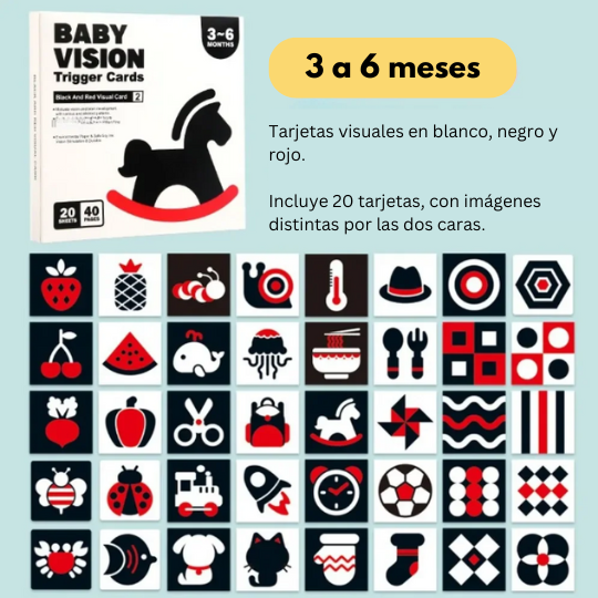 SET TARJETAS SENSORIALES PARA BEBÉS