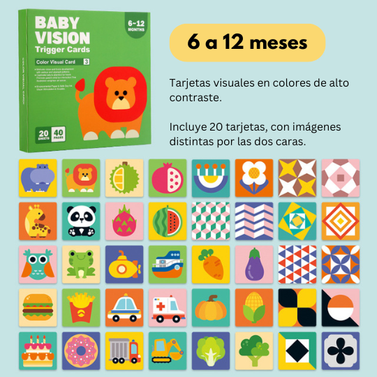 SET TARJETAS SENSORIALES PARA BEBÉS