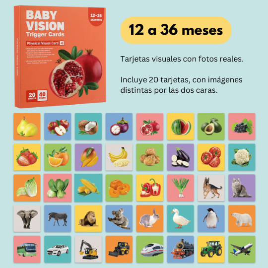 SET TARJETAS SENSORIALES PARA BEBÉS