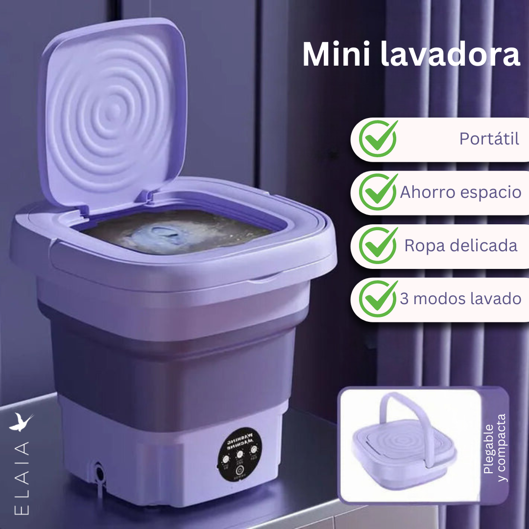 ¡NUEVA MINI LAVADORA PORTÁTIL PLEGABLE!