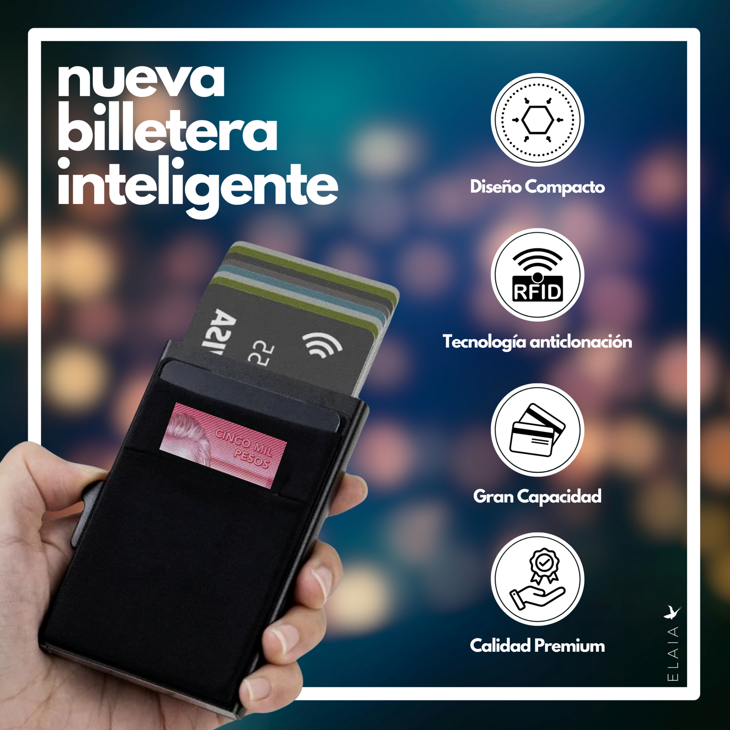 NUEVA BILLETERA INTELIGENTE RFID